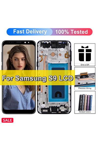 Choice4 غطاء إطار أسود لشاشة TFT S9 لـ S9 SM-G960FD G960 G960F شاشة LCD مع إط...