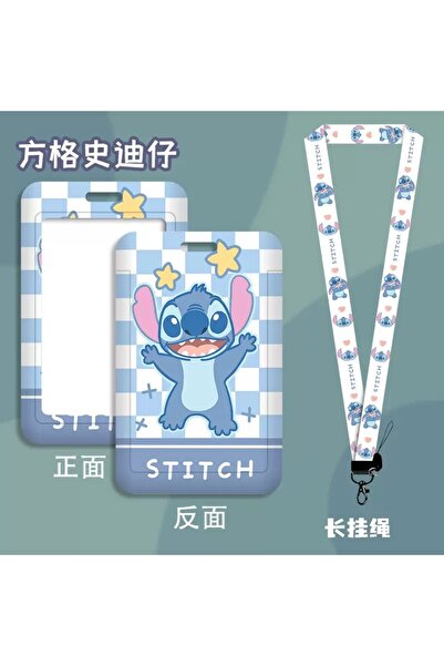choice2 A9 Disney stitch ID Badge Card Holder Lanyard Lovely Girls Door Card ...