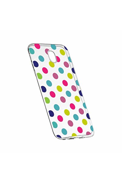 bestcase Husa Silicon, Transparent, Slim, Dots Color, Xiaomi Mi4