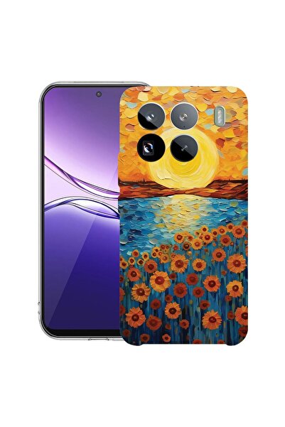 bestcase ¬Æ Husa Clear Slim Silicon Compatibila cu Xiaomi 15, Sunflower Paint...