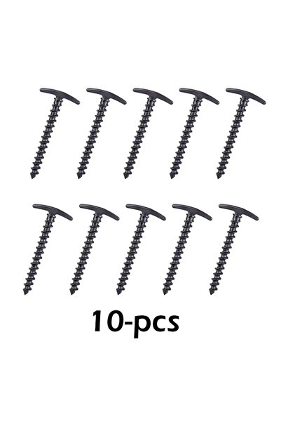 Choice black 10pc 5/20pc Outdoor Camping Tent Pegs Screw Anchor Stakes Ground...
