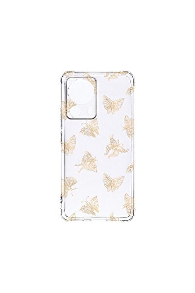 bestcase Αντικραδασμική Θήκη 1.5MM, Συμβατή με Xiaomi 13 Lite, Χρυσή Πεταλούδ...