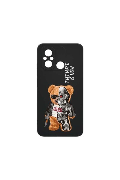 bestcase Тънък силиконов калъф 0.8ММ, съвместим с Xiaomi Redmi 12C, дизайн  "...