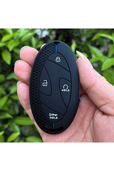Choice Blue Silicone Car Remote Key Case for Hyundai Kona Ev N-Line Tucson 20...