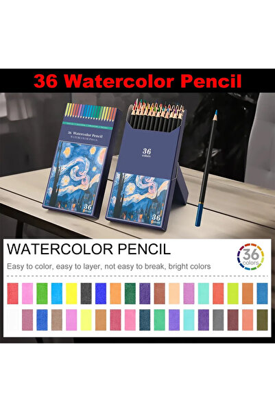 choice2 36 Watercolor 24/36/48/72 Professional Colored Watercolor Pencils Set...