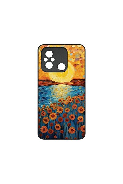 bestcase Husa BestCase¬Æ Slim Glassy, Compatibila Cu Xiaomi Redmi 12C, Sunflo...