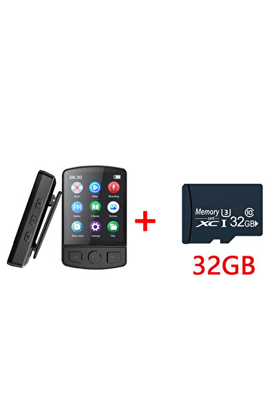 Choice4 مشغل MP3 محمول مع بطاقة ذاكرة 32 جيجابايت، مشغل موسيقى رياضي مع مشبك،...