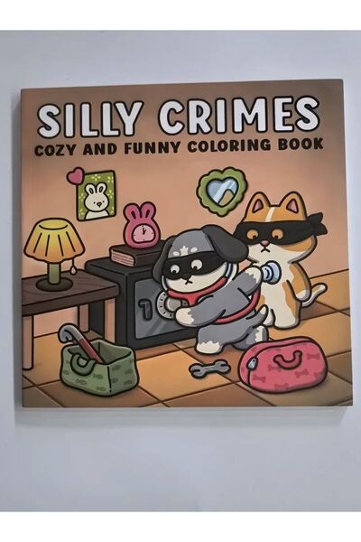 Choice 1 Silly Crimes: Cozy and Funny Coloring Book for Adults Cute Drawing B...