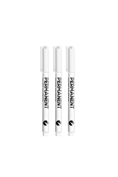 Choice1 3pack 3/6pcs White Paint Pen for Rock Painting,Stone,Ceramic,Glass,Wo...