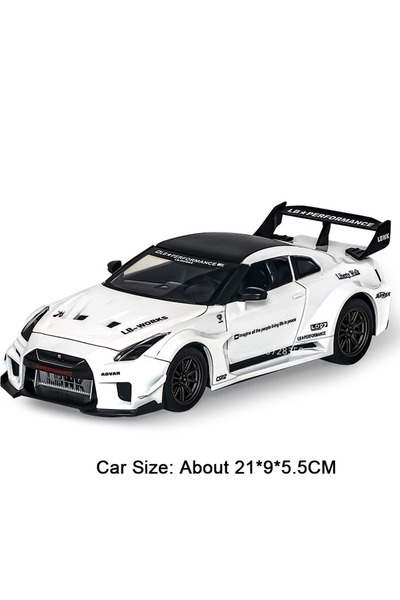 Choice4 CSR2 White 1:24 GTR CSR2 R34 Model Sports Car Toys Alloy Diecast Mini...