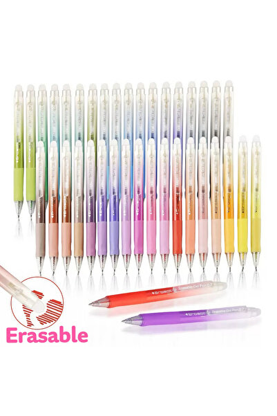 Choice1 36pcs 6/12/24/36Pcs Retractable Erasable Gel Pens 0.7mm Fine Point Sm...