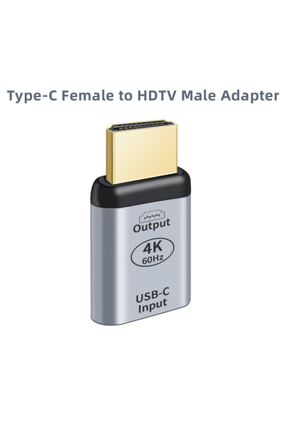 Choice1 محول USB-C إلى HDTV-G متوافق مع DP/HDMI بدقة 4K و60 هرتز لتحويل الصوت...