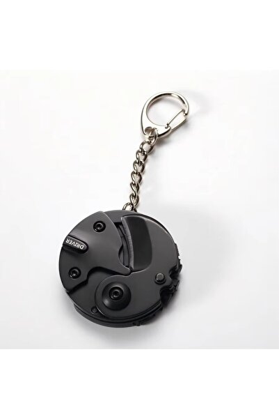 Choice1 Black Gifts Mini Keychain With Batch Head Portable Stainless Steel Sc...