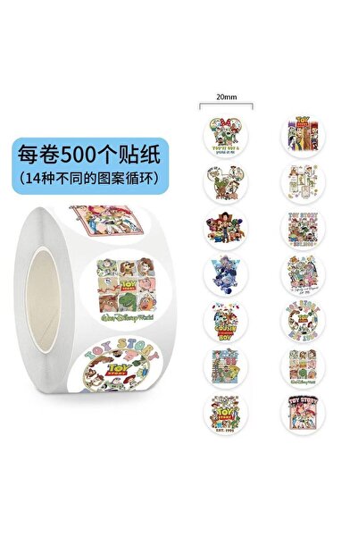 Choice 1roll 500PCS Cartoon Disney Toy Story Sealing Roll Stickers Cute Graff...