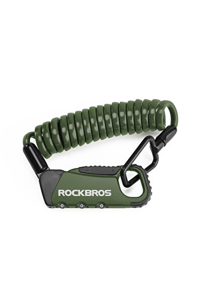 Choice1 ROCKBROS RBK6N-GN ROCKBROS Bicycle Cable Lock 3-Digit Combination Pas...