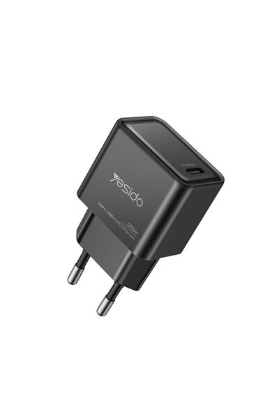 Yesido Φορτιστής YC62 Type-C 25W PD Μαύρο