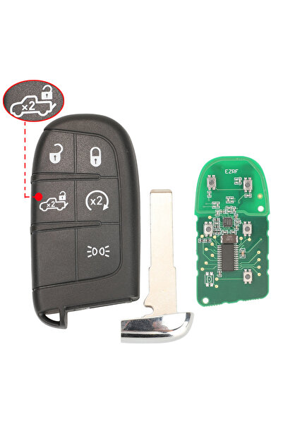 Choice5 5BTN Pickup jingyuqin Aftermarket 3/4/5BTN Remote Car Key for Fiat 50...