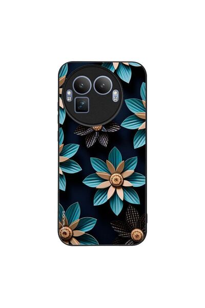 Sonique Θήκη 3D Flower Series για Realme GT 8 Pro 5G Γαλάζιο