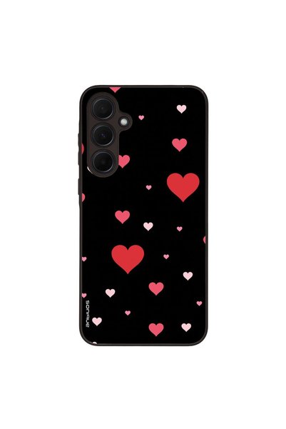 Sonique Θήκη Heart Series για Samsung Galaxy A35 5G Μαύρο