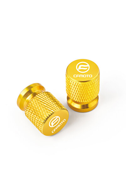 Choice1 Gold 2PCS Aluminum Wheel Tyre Valve Air Port Cover Cap For CFMOTO MT8...