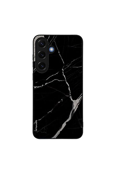 Sonique Θήκη Marble Series για Samsung Galaxy S25 Plus Μαύρο