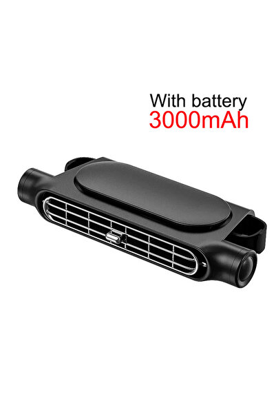 Choice With battery Black Car Seat Fan Front Rear Seat Headrest Cooling Air F...