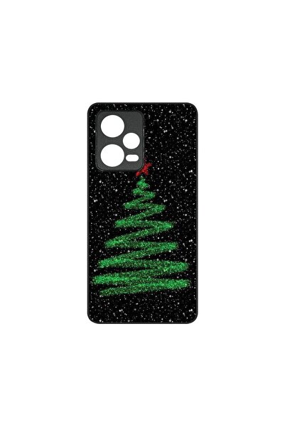bestcase Λεπτή Γυάλινη Θήκη, Συμβατή με Xiaomi Redmi Note 12 5G, Σχέδιο Χριστ...
