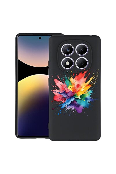 bestcase Θήκη για Xiaomi Redmi Note 14 Pro 4G, Σχέδιο Color Splash, Λεπτή σιλ...