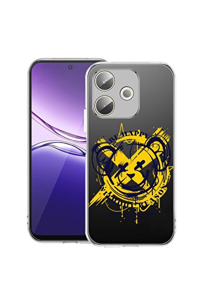 bestcase ¬Æ Husa Clear Silicon pentru OPPO A5 Pro 5G, Teddy Bear Be Happy, 20...