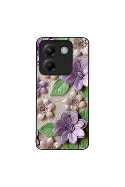 Sonique Θήκη 3D Flower Series για Xiaomi Poco M7 Pro 5G Βιολετί