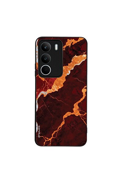 Sonique Θήκη Marble Series για Realme C71 4G Κόκκινο