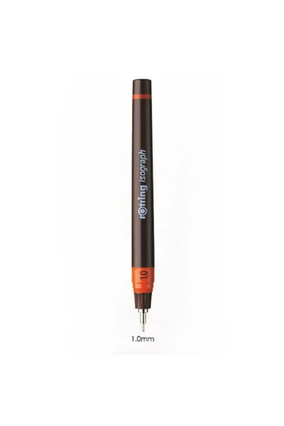 Choice قلم rOtring 1.0 قطعة واحدة، قلم إيزوغراف rOtring بإبرة 0.1-0.8 مم، رأس...