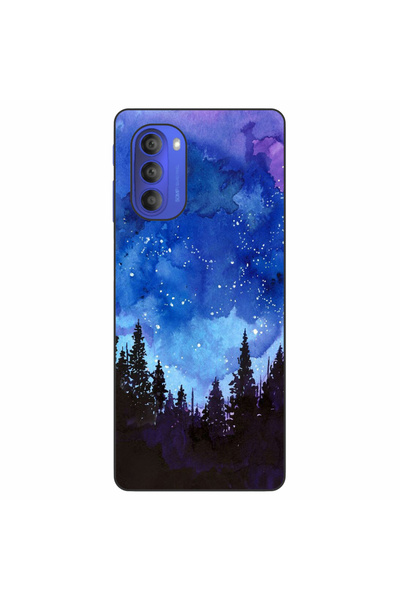 OEM compatibila cu Motorola Moto G51 5G Silicon Gel Tpu Model Night Forest