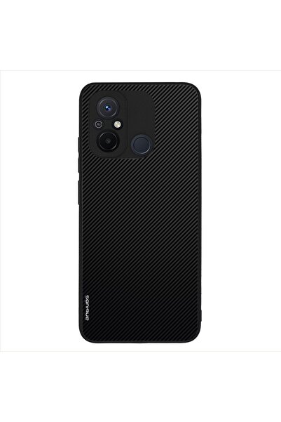 Sonique Θήκη Carbon Series για Xiaomi Redmi 12C Μαύρο