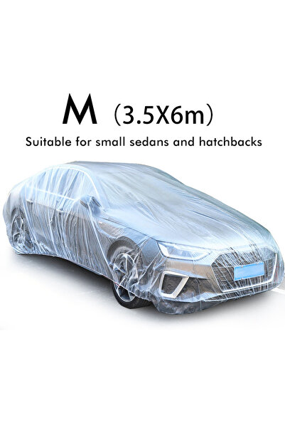 Choice Car cover-M Universal Exterior Waterproof Car Cover disposable plastic...