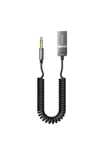 Yesido Αντάπτορας Bluetooth 5.0 AUX YAU82 Γκρι