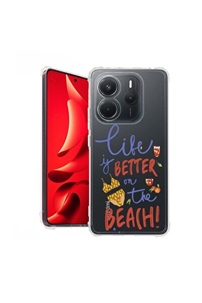 bestcase ¬Æ Husa pentru Xiaomi Redmi Note 14 4G, Anti Shock 1.5MM, Beach, Pro...