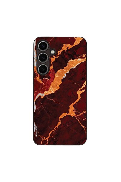 Sonique Θήκη Marble Series για Samsung Galaxy S24 Plus Κόκκινο
