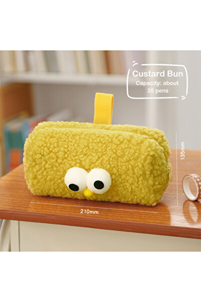Choice1 Yellow Plush Pencil Case Cute Cartoon Cute Cubs Storage bag Cosmetic ...