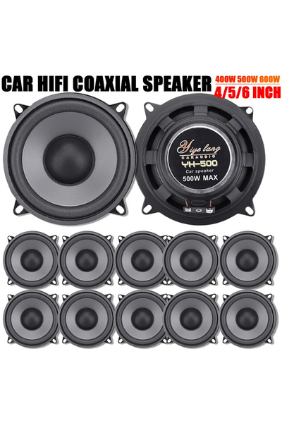 choice2 VIKEFON 6 inch Car Speakers 4/5/6 Inch Vehicle Door Auto Audio Music ...