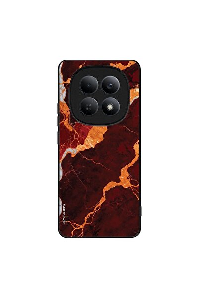 Sonique Θήκη Marble Series για Xiaomi Redmi Note 15 5G / Poco M8 5G Κόκκινο