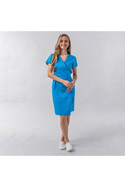Masstex Sarafan Medical Andra Tip Kimono – Halat Medical Damă cu Cordon Regla...