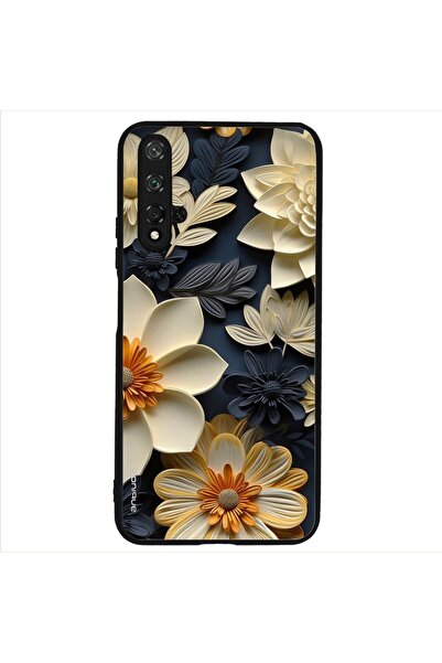 Sonique Θήκη 3D Flower Series για Honor 20 / Nova 5T Εκρού