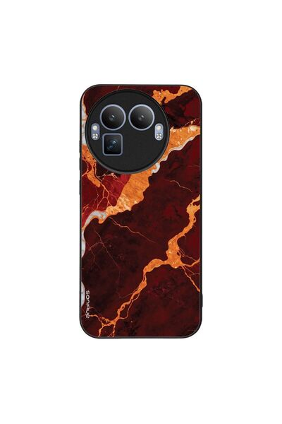 Sonique Θήκη Marble Series για Realme GT 8 Pro 5G Κόκκινο