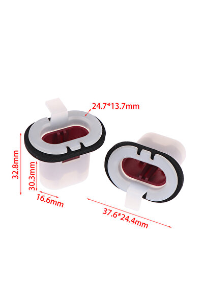 Choice one size 2Pcs/set Rear Seat Buckle Retainer Clips For Nissan March Syl...