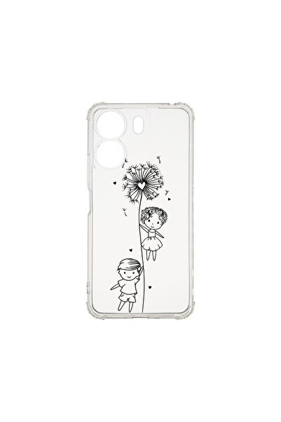 bestcase Противоударен калъф 1.5ММ, съвместим с Xiaomi Redmi 13C 4G, за момич...