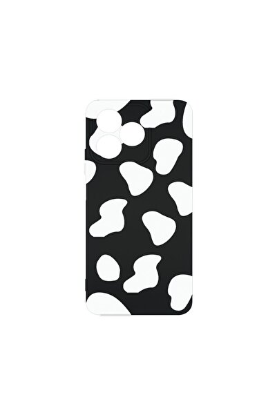 bestcase Θήκη Σιλικόνης Premium, Συμβατή με Xiaomi Redmi 13, Μαύρη Αγελάδα, Λ...