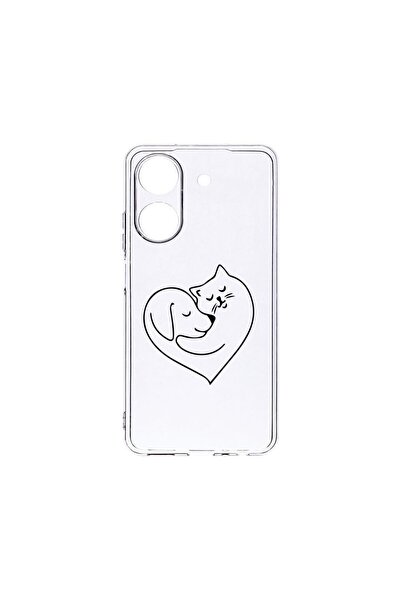 bestcase Прозрачен силиконов калъф 2ММ, Съвместим с Xiaomi Redmi 13C, Дизайн ...