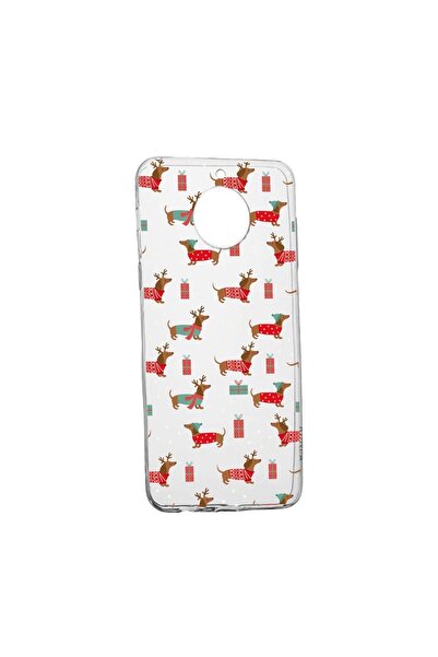 bestcase Силиконов калъф, съвместим с Xiaomi Redmi Note 9 Pro 5G, Коледен дак...