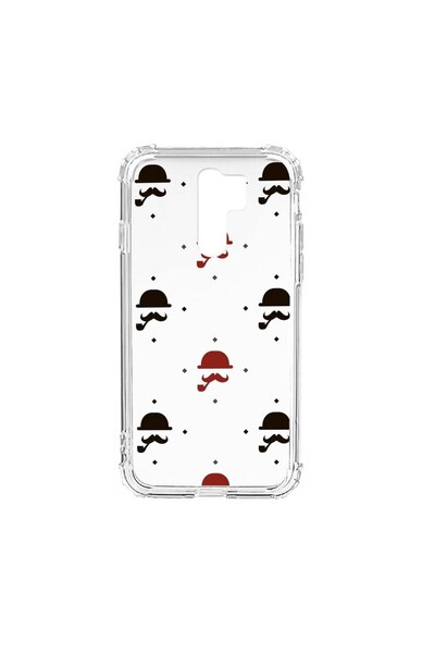 bestcase Husa Anti Shock Silicon Compatibila Cu Xiaomi Redmi 9, Mustache, Mil...